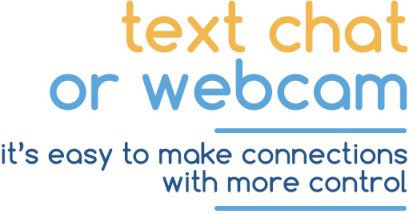 webcams gratuitas ou chat de texto
